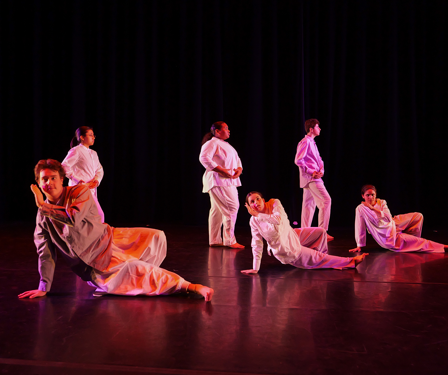 Grace High School students in the Performing Arts program.